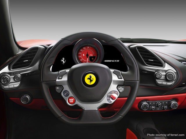 Alternative view of Ferrari 488 GTB